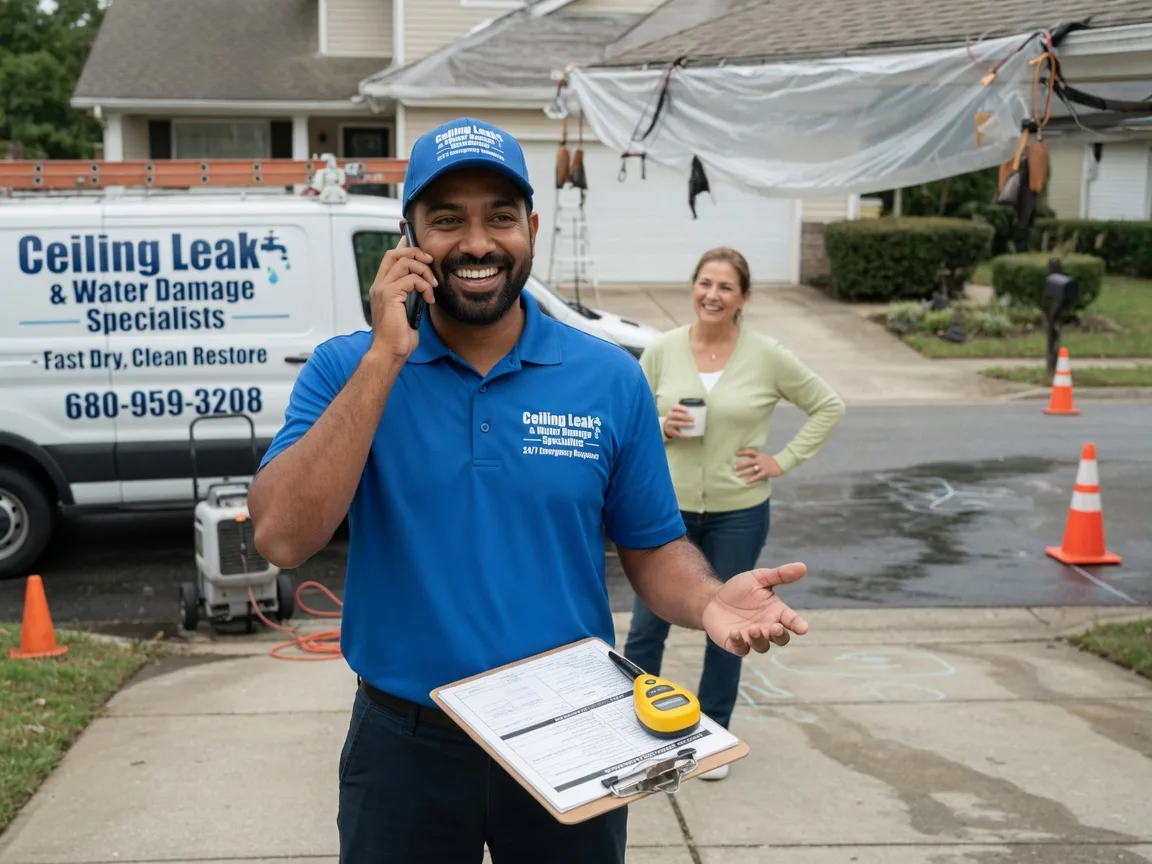 Ceiling Leak Cleanup Lakewood, WI FAQs